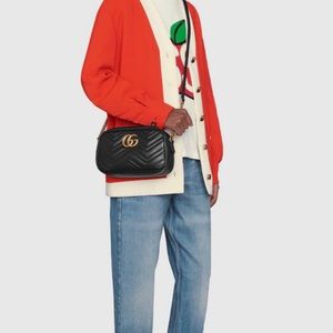 GG Marmont small matelassé shoulder bag